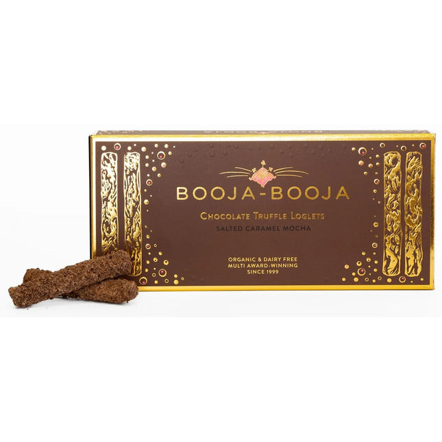 Booja Booja Salted Caramel Mocha Chocolate Truffle Loglets 115g