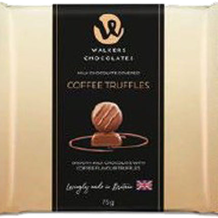 Walkers Milk Chocolate Coffee Truffles 75g