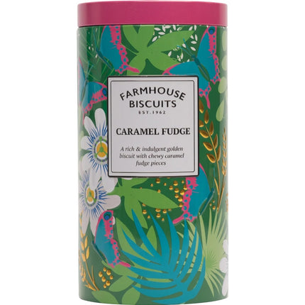 Farmhouse Biscuits Tropical Caramel Fudge Tin 200g