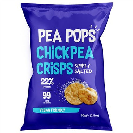 PEA POPS SIMPLY SALTED 70G