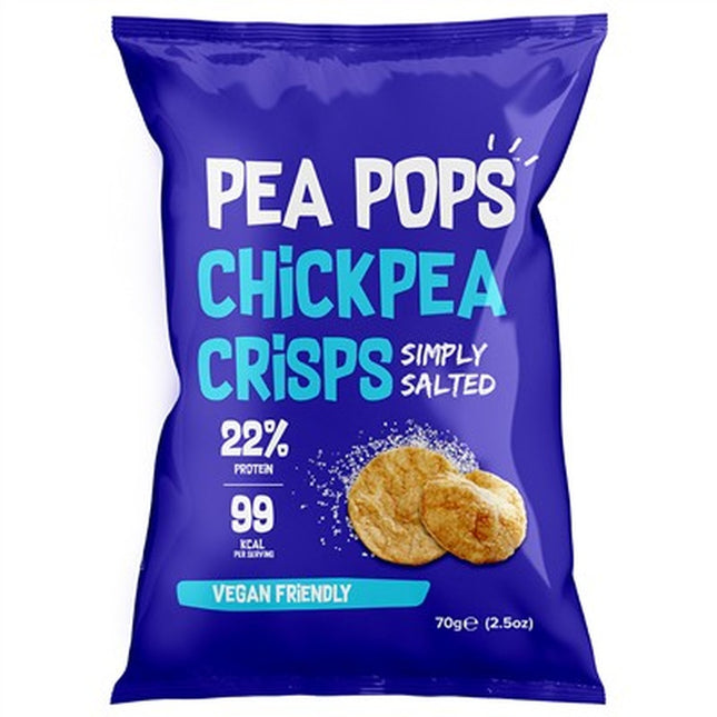 PEA POPS SIMPLY SALTED 70G