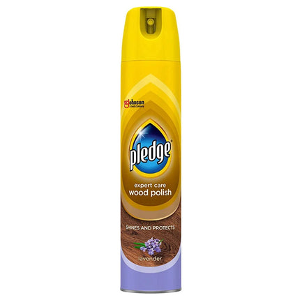 Pledge Aerosol Wood Polish Lavender 250ml