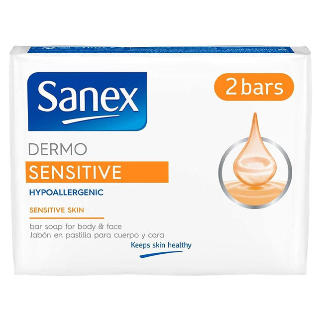Sanex Bar Soap 2x90gm Dermo Protect Sensitive