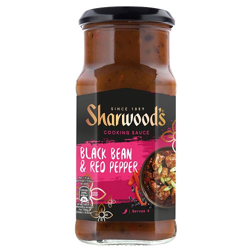 SHAR SF BLK BEAN & RED PEPPER 6/425G