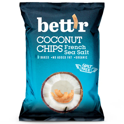 Bett'r Coconut Chips With French Sea Salt 40G
