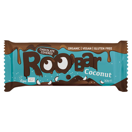 Roobar Chocolate Covered Coconut Bar 30g