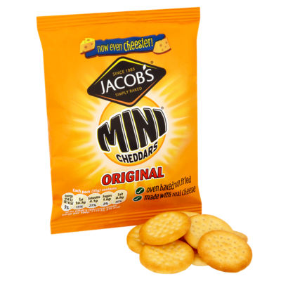 Jacob's Mini Cheddars Original Baked Snacks Handy Pack 35g