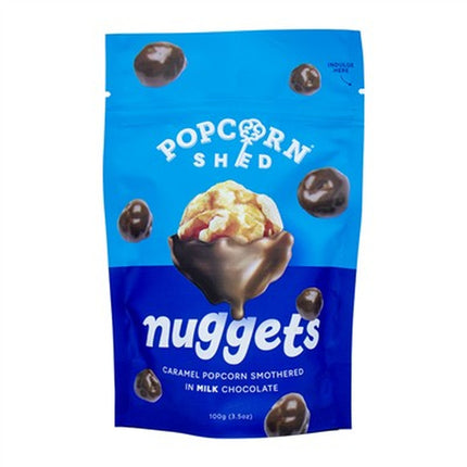 PopCorn Shed Milk Chocolate Popcorn Nuggets 100g