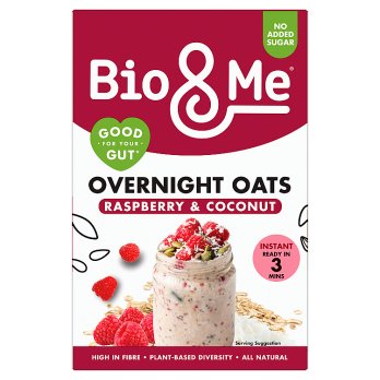 Bio&Me Raspberry Coconut Overnight Oats 350g