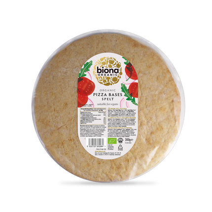 Biona Organic Pizza Bases Spelt Flour 2 Bases 300g