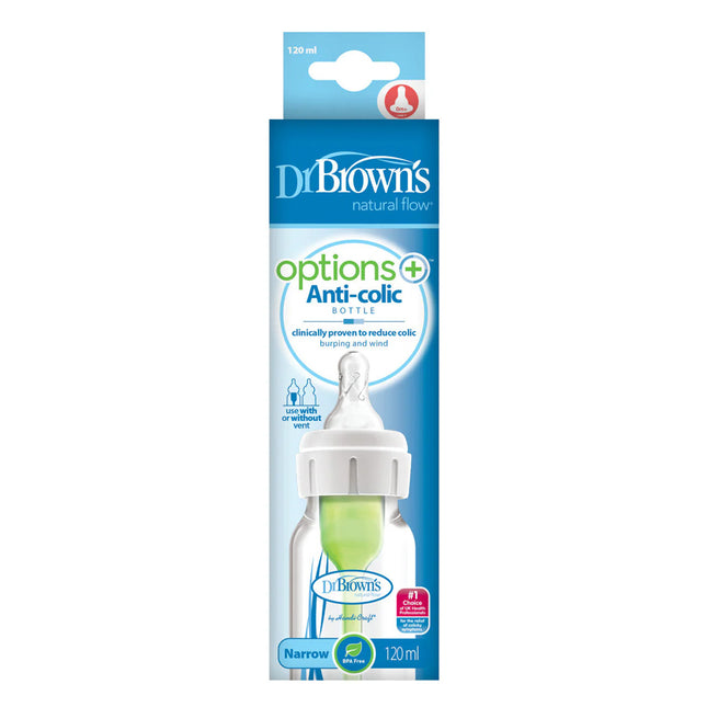 Dr Browns Narrow Neck Feeding Bottle 120Ml