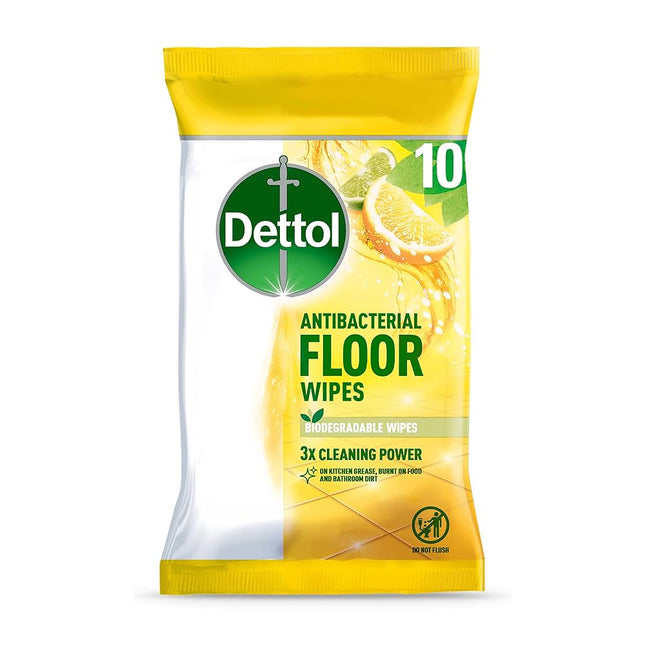 Dettol Floor Wipes Citrus 10s
