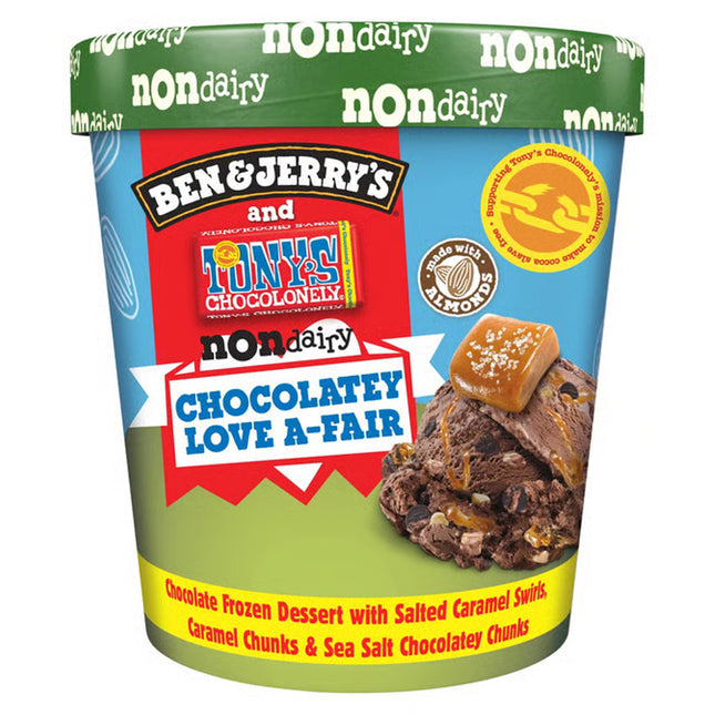 Ben & Jerrys Non Dairy A Chocolate Love-A-Fair 465ml