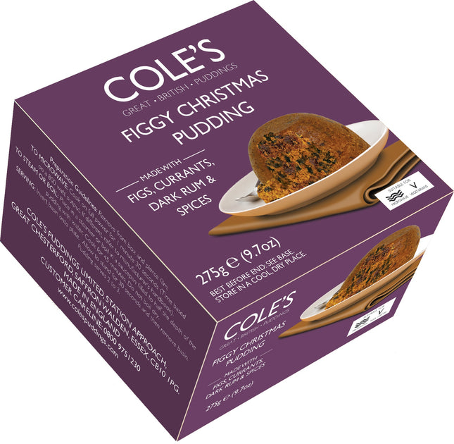 Cole's Figgy Christmas Pudding 275g