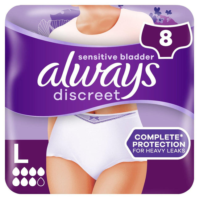 Always Discreet Pants Large Plus 8ct