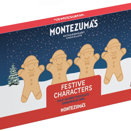 Montezumas Blonde Chocolate Gingerbread Men 60g