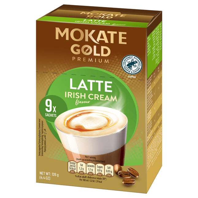 Mokate Gold Premium Irish Cream Latte 9x14g
