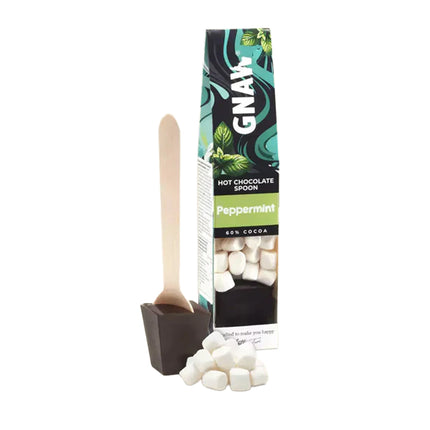 Gnaw Peppermint Dark Hot Chocolate Spoon 40g