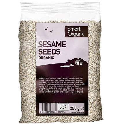 Smart Organic Sesame Seeds, Natural 250G