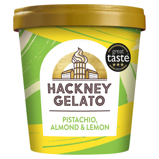 Hackney Gelato Pistachio,Almond&Lemon