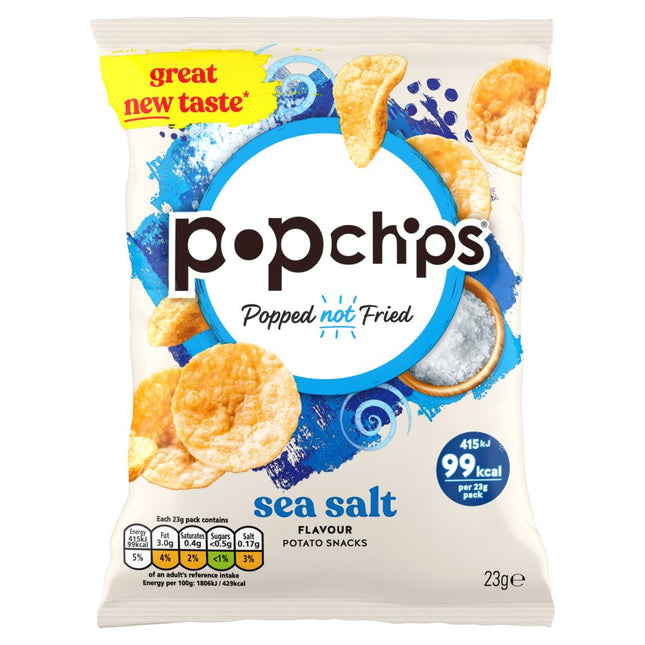 Popchips Sea Salt Crisps 23g