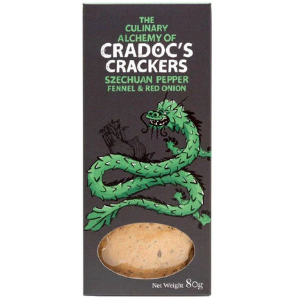 Cradocs Szechuan Pepper, Fennel and Red Onion Cracker 80g