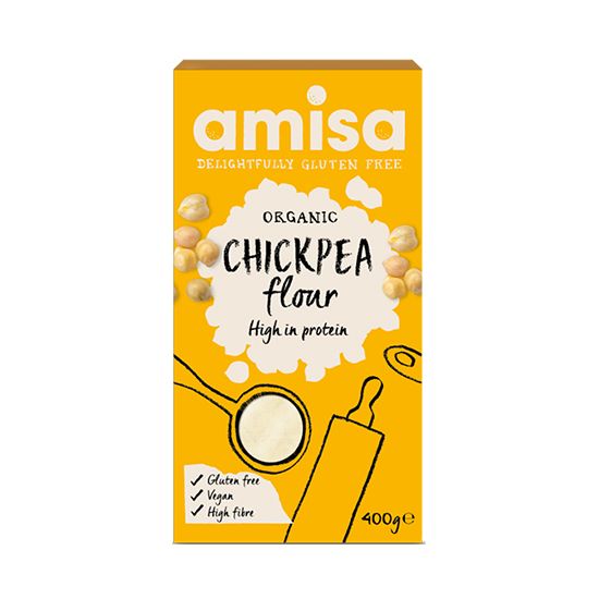 Amisa Chick Pea Flour Fine Milled Gluten Free Organic 400g