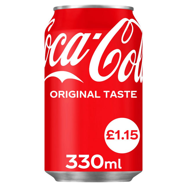 Coca Cola Original Taste PMP £1.15 330ml