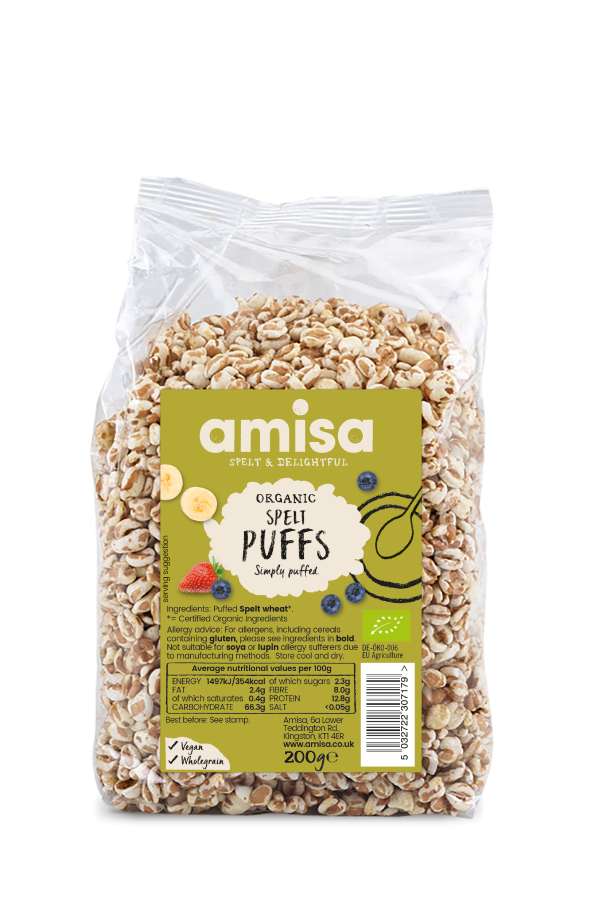 Amisa Spelt Puffs Organic 200g