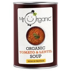 Mr Organic Tomato and Lentil Soup 400g