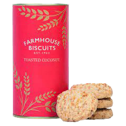 Farmhouse Biscuits Toasted Coconut Tube 100g