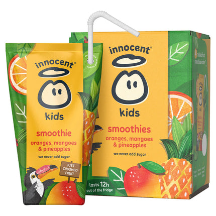 Innocent Kids Orange Mango & Pineapple 4X150ml