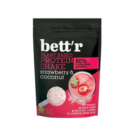 Bett'r Protein Shake Strawberry and Coconut 450g