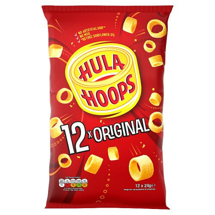 Hula Hoops Original Multipack Crisps 12 Pack