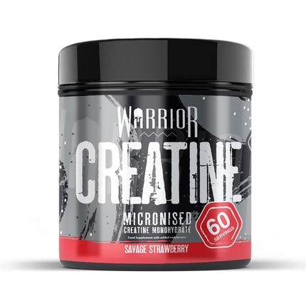 Warrior Essentials Creatine Powder Savage Strawberry 500g