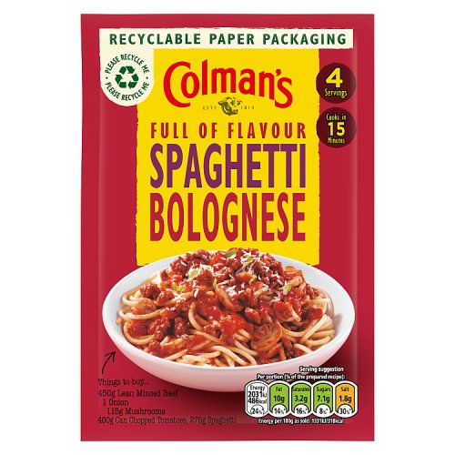 Colman's Recipe Mix Spaghetti Bolognese 44g