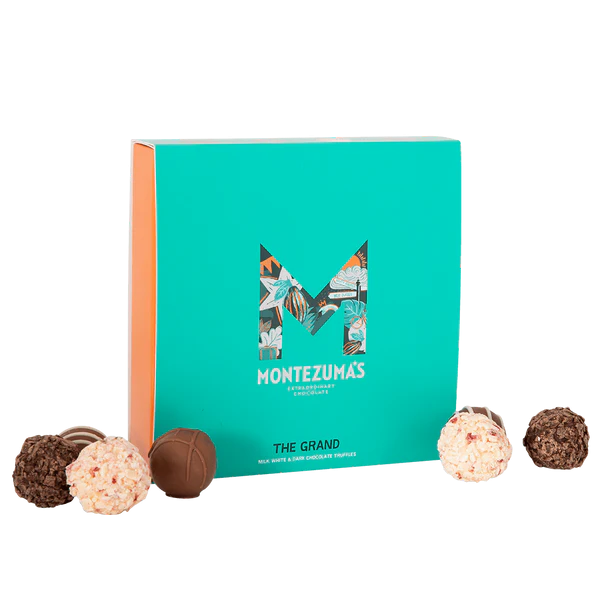 Montezumas Grand (16S) Selection of Best Selling (Milk, Dark & White) Truffle Boxes 220g