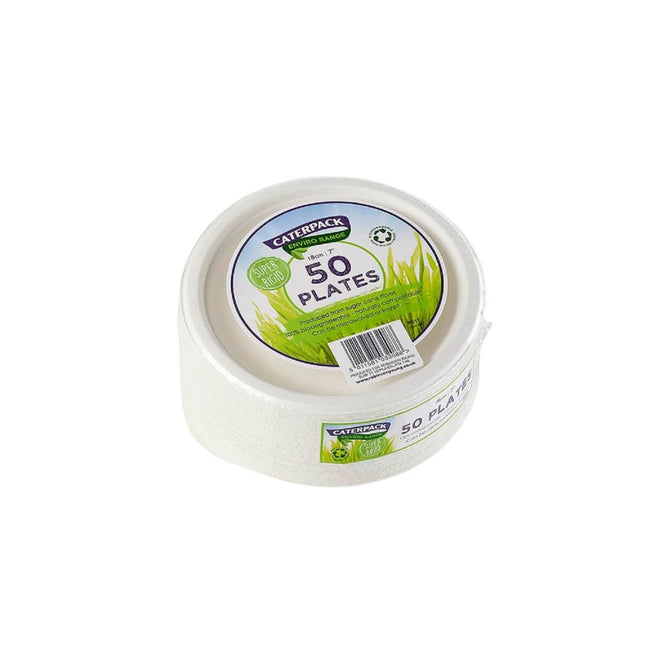Caterpack Enviro 18Cm Plates 50s