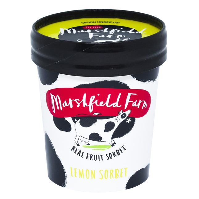 Marshfield Farm Plant Based Lemon Sorbet 125ml