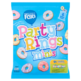 Fox's Party Rings Minis 210g