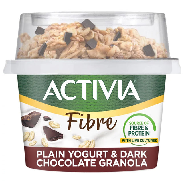 Activia Remix Dark Chocolate With Spoon 165G