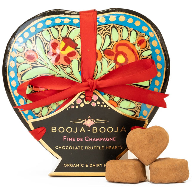 Booja Booja Fine de Champagne Heart-shaped Box 115g