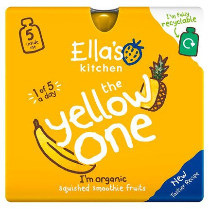 Ella's Kitchen Smoothie Fruit - Yellow One (5 x 90g) MP