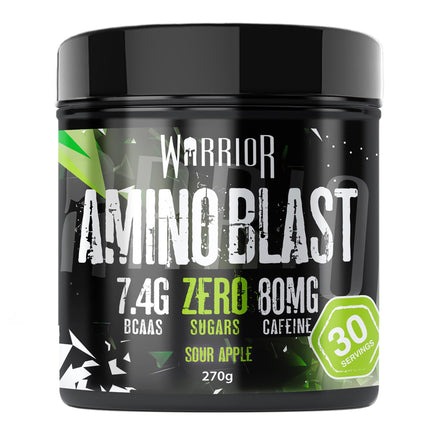 Warrior Amino Blast Energy Powder Sour Apple 270g