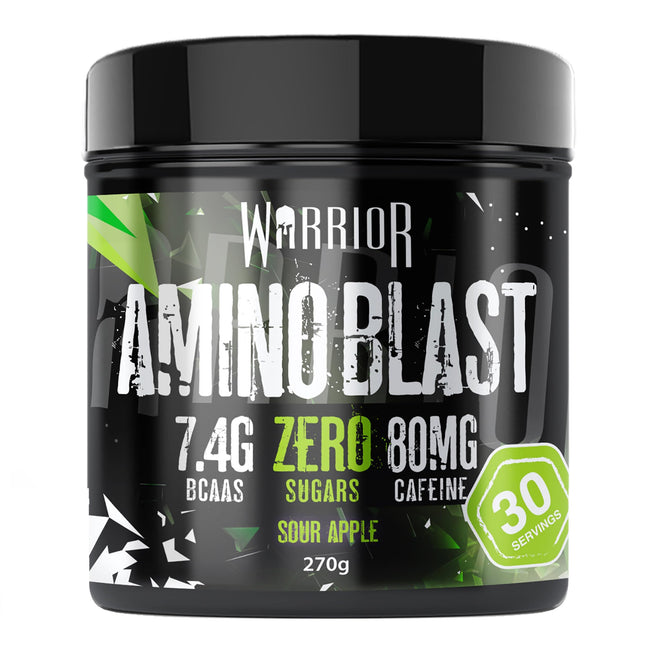 Warrior Amino Blast Energy Powder Sour Apple 270g
