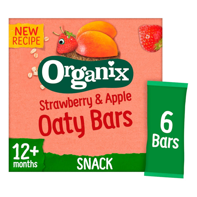 Organix Strawberry Soft Oaty Bars 6 x 23g