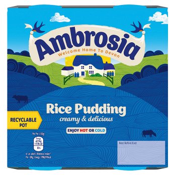 Ambrosia Rice Pots Multipack 4 x 120g