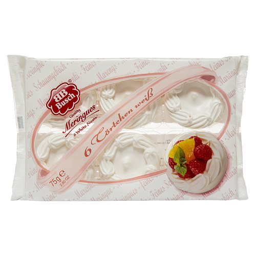 Busch Meringue Nests (Plain) 75g (6s)