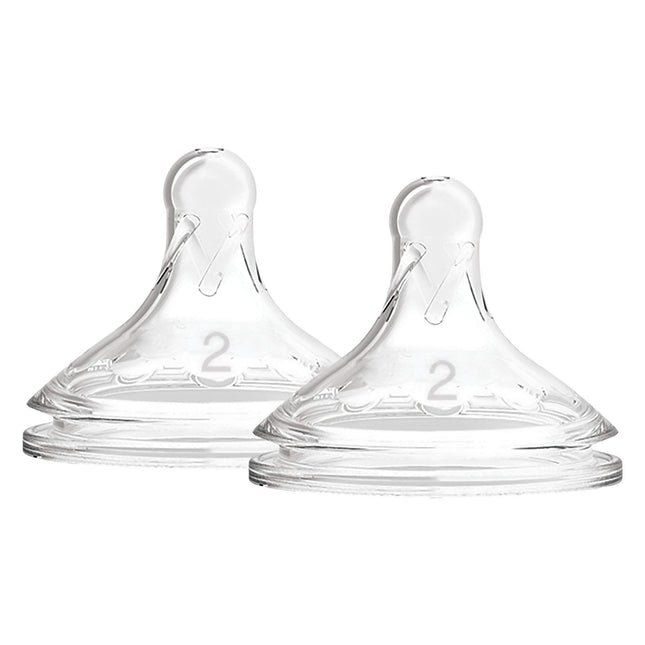Dr Browns Options + Level 2 Teats 2 Pack (3 Month+)