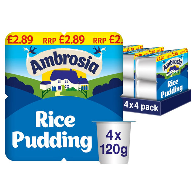 Ambrosia Rice Pot Multi PMP £2.89 4 x 120g